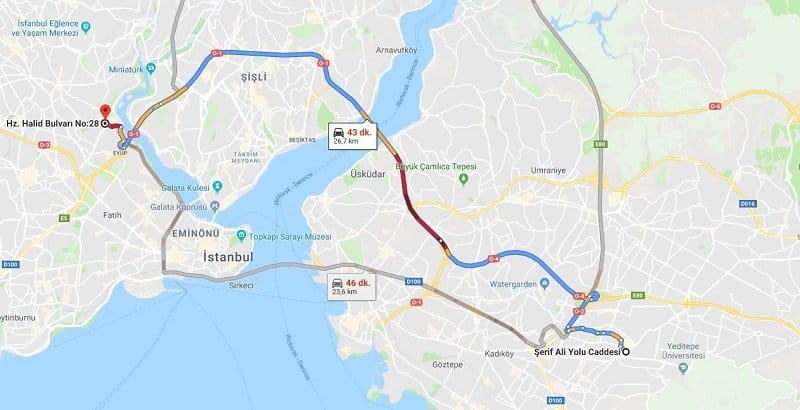 Yandex ve Google Haritalar’da Trafik Yoğunluğu Nasıl Hesaplanıyor