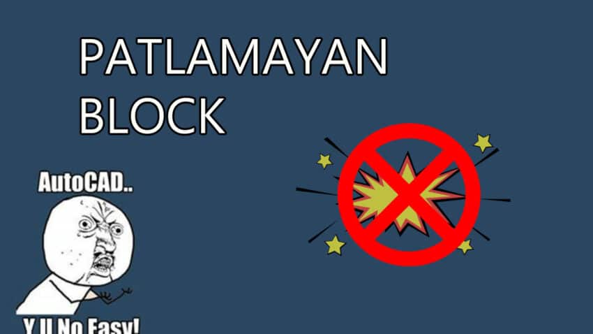Autocad Patlamayan Block Sorunu [Çözüm]